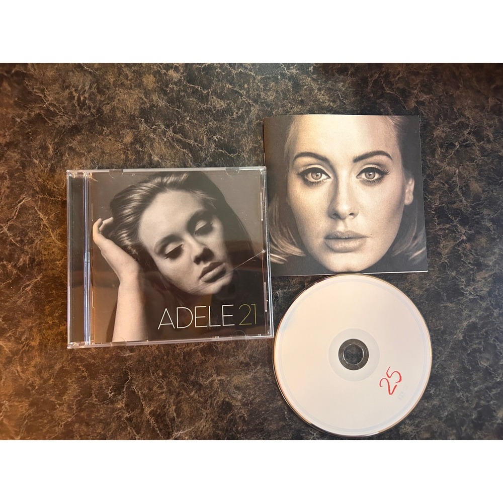Adele CD Bundle 21 and 25 Studio Albums Pop Soul Music